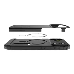 Apple iPhone 17 Pro ümbris must SPIGEN TOUGH ARMOR ”T” MAG MAGSAFE