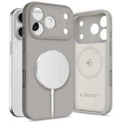 Apple iPhone 17 Pro чехол серый TECH-PROTECT SILICONE MAGSAFE