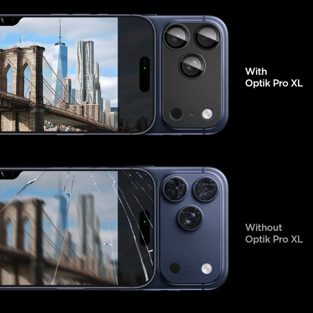 Apple iPhone 17 Pro Max защитное стекло SPIGEN OPTIK PRO XL GLAS.TR ”EZ FIT” CAMERA PROTECTOR