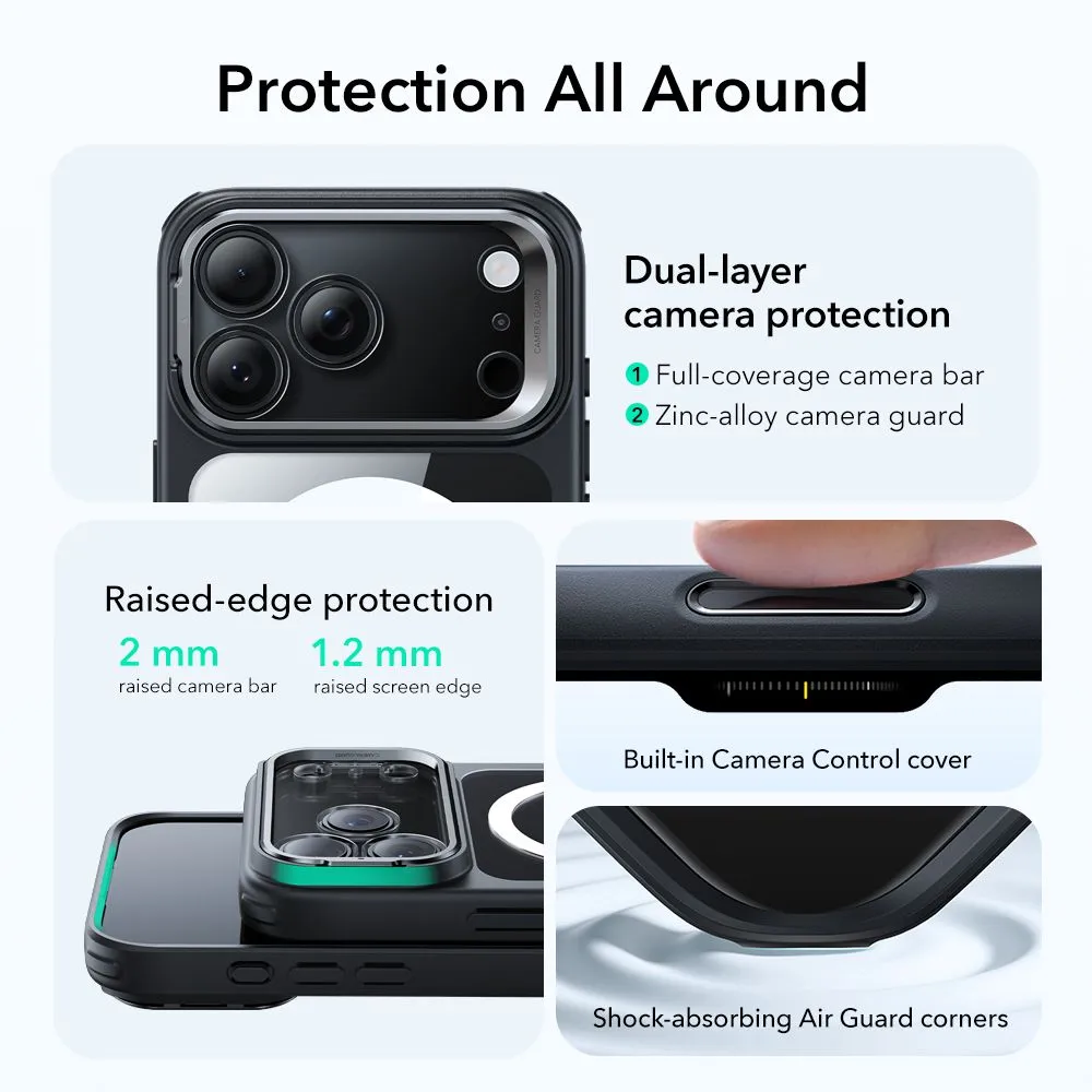 Apple iPhone 17 Pro Max ümbris  ESR CLASSIC HYBRID KICKSTAND MAGSAFE
