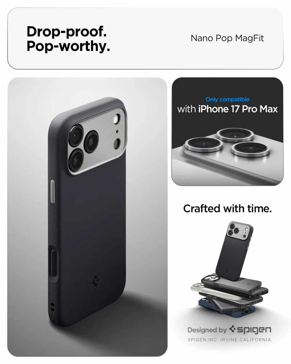 Apple iPhone 17 Pro Max ümbris  SPIGEN NANO POP MAG MAGSAFE