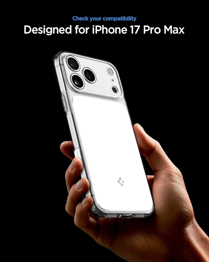 Apple iPhone 17 Pro Max case white SPIGEN ULTRA HYBRID ”T” MAG MAGSAFE