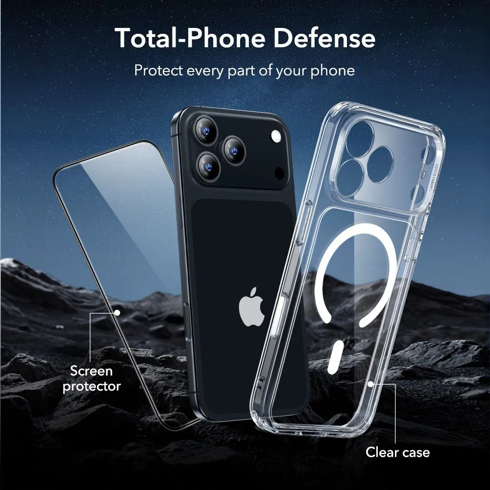 Apple iPhone 17 Pro Max ümbris läbipaistev ESR CLASSIC HYBRID MAGSAFE & TEMPERED GLASS