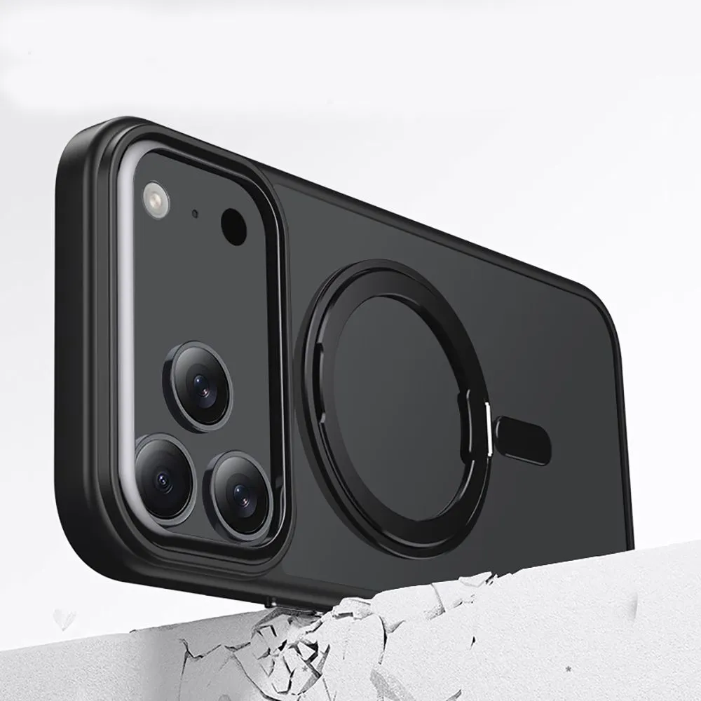 Apple iPhone 17 Pro Max vāciņš melns TECH-PROTECT MAGRING MAGSAFE