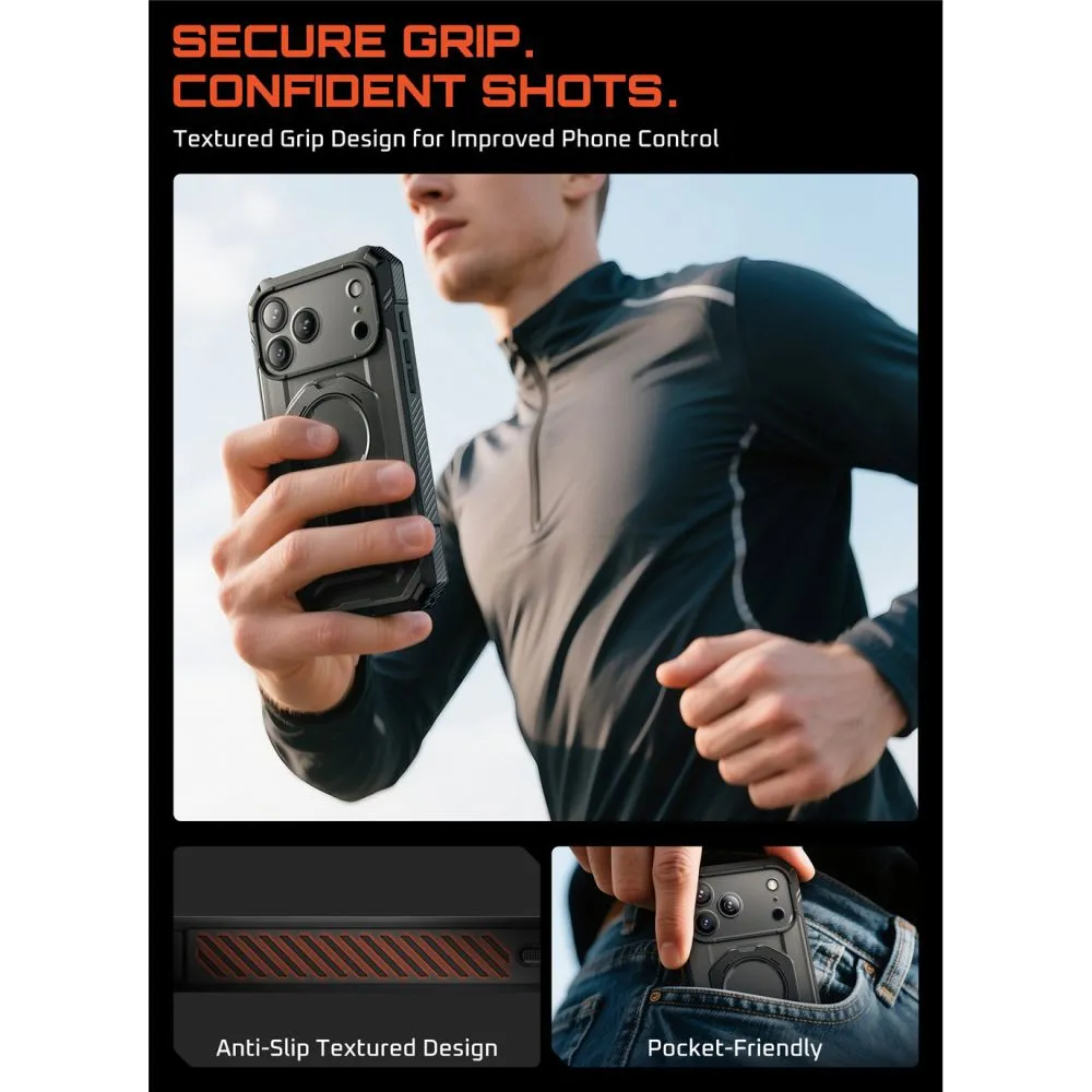 Apple iPhone 17 Pro Max чехол черный SUPCASE UB GRIP PRO MAG MAGSAFE