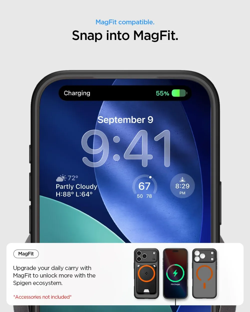 Apple iPhone 17 Pro Max ümbris must SPIGEN ULTRA HYBRID MAG MAGSAFE
