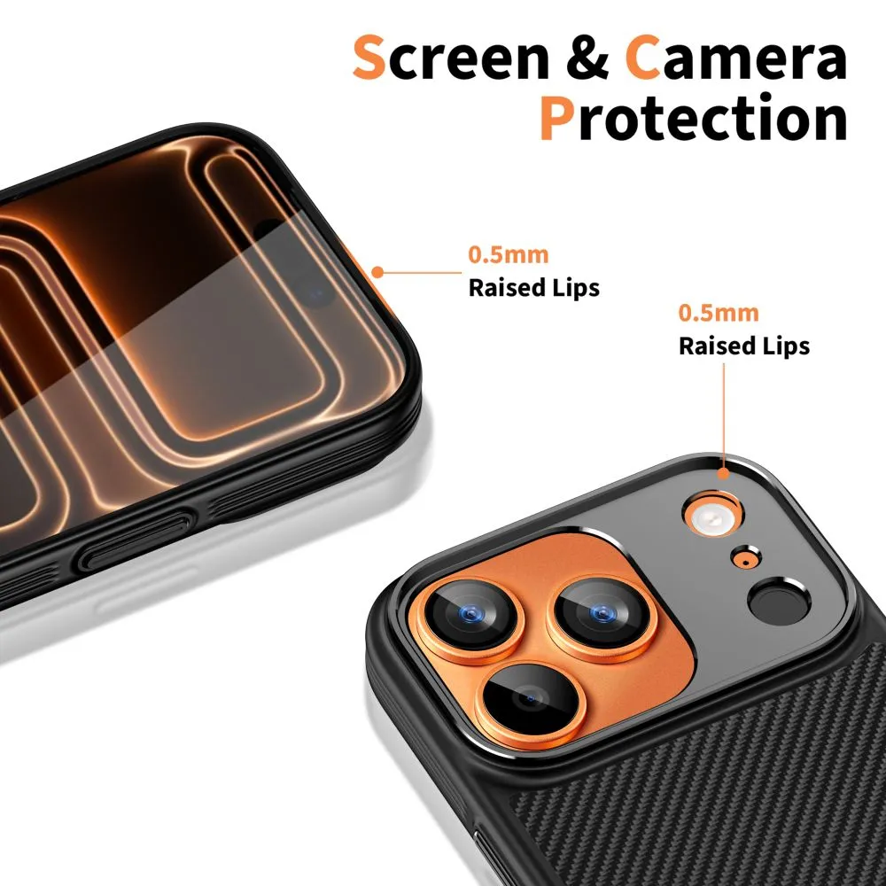 Apple iPhone 17 Pro Max чехол черный TECH-PROTECT KEVLAR ARAMID CC MAGSAFE