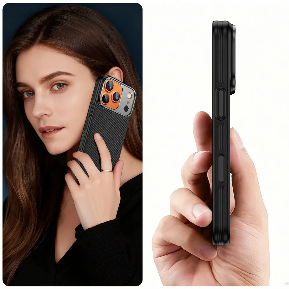 Apple iPhone 17 Pro Max чехол черный TECH-PROTECT KEVLAR ARAMID CC MAGSAFE