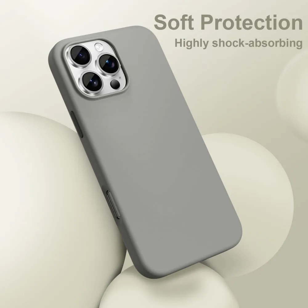 Apple iPhone 17 Pro Max vāciņš pelēks TECH-PROTECT SILICONE MAGSAFE