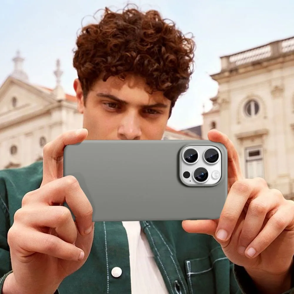 Apple iPhone 17 Pro Max vāciņš pelēks TECH-PROTECT SILICONE MAGSAFE