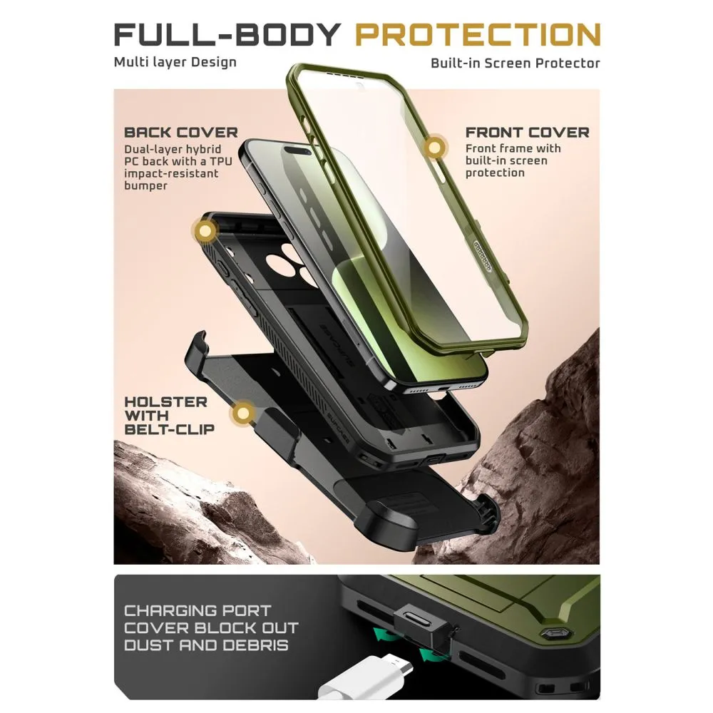 Apple iPhone 17 Pro Max vāciņš zaļš SUPCASE UB PRO