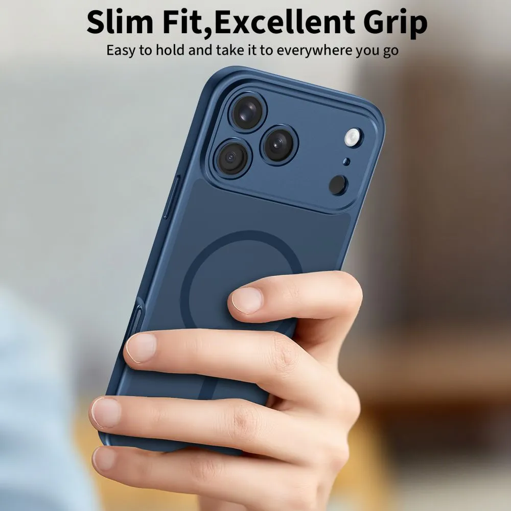 Apple iPhone 17 Pro Max case blue TECH-PROTECT BASICMAG MAGSAFE