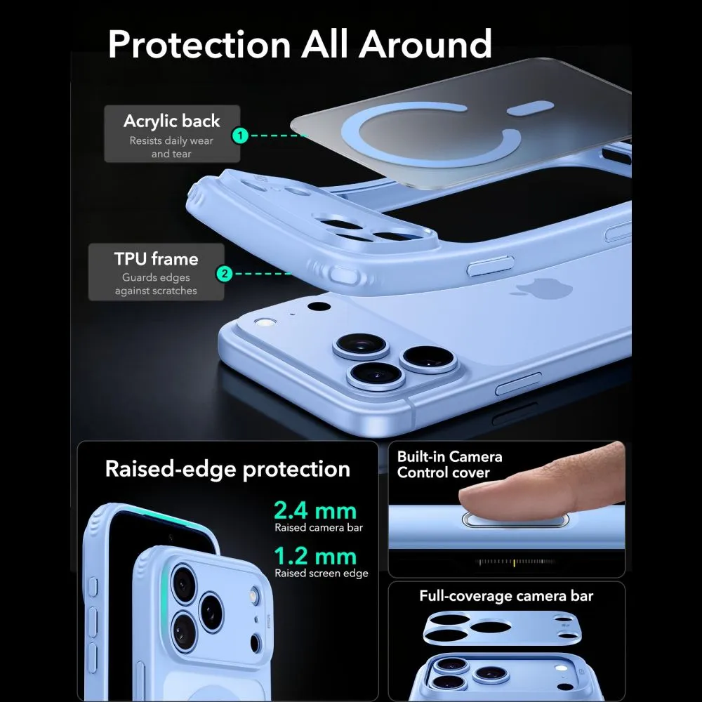Apple iPhone 17 Pro Max Telefoni kaaned ESR CLASSIC HYBRID MAGSAFE
