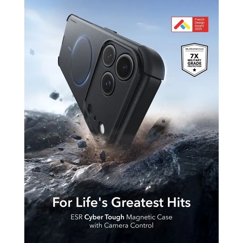 Apple iPhone 17 Pro Max Telefona vāciņš  ESR CYBER TOUGH MAGSAFE