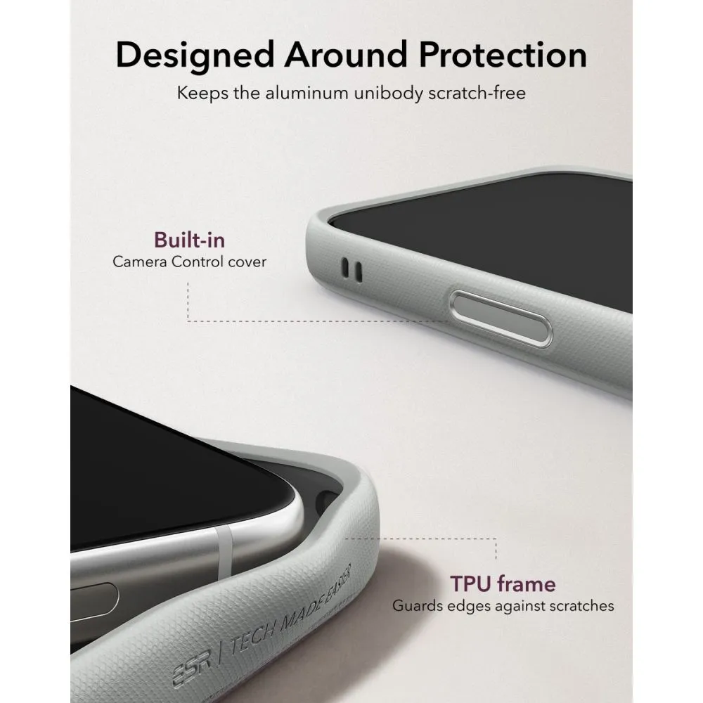 Apple iPhone 17 Pro Max suojakuori  ESR LEATHER KICKSTAND MAGSAFE