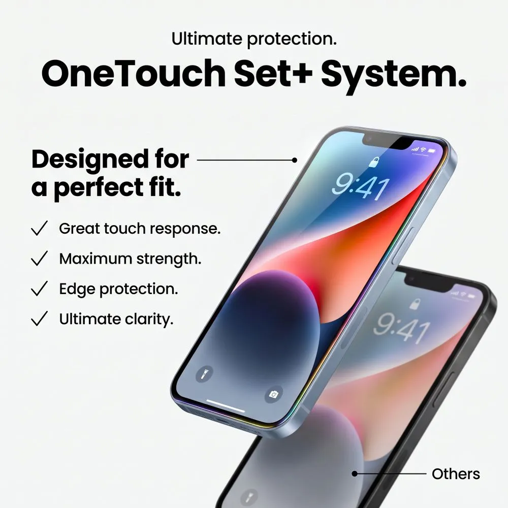 Apple iPhone 17 Pro Max Aizsargstikls  TECH-PROTECT ONETOUCH SET+ 2-PACK