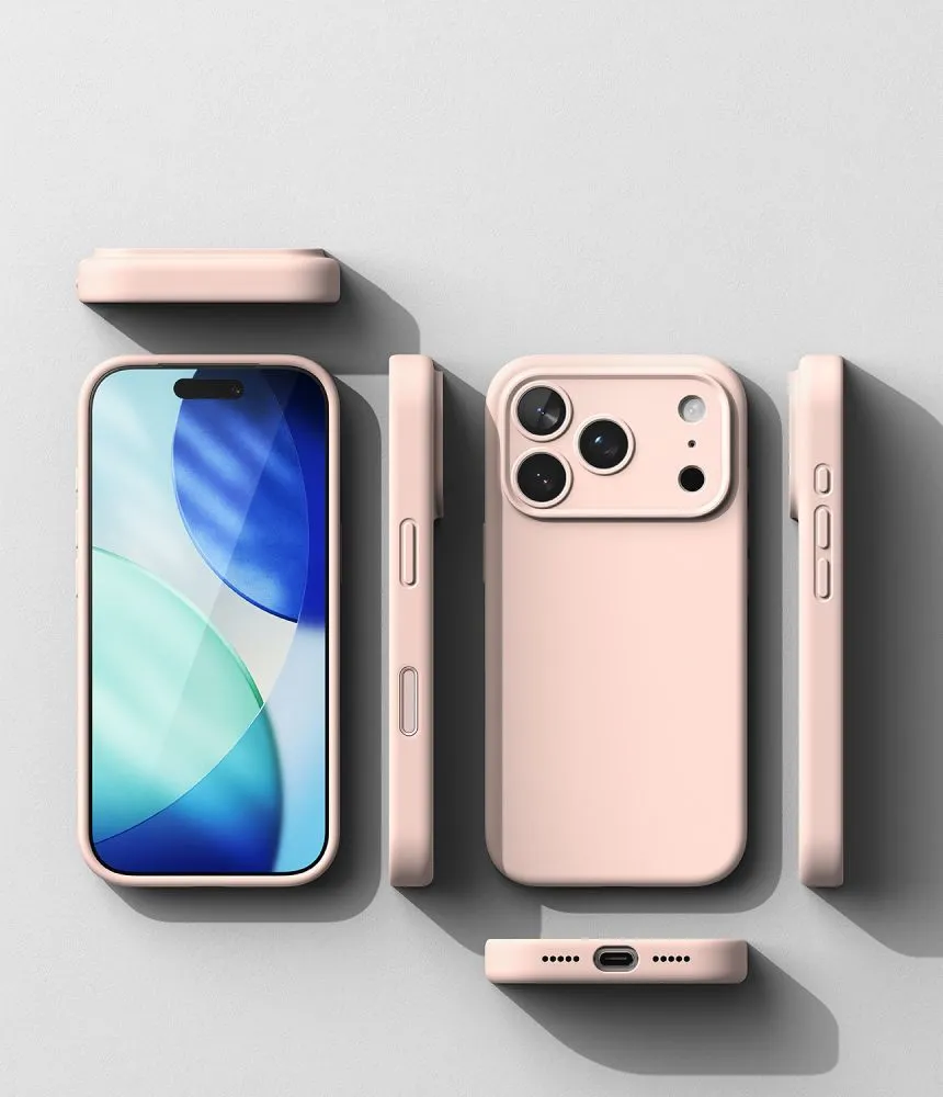 Apple iPhone 17 Pro Max suojakuori pinkki RINGKE SILICONE MAGNETIC MAGSAFE
