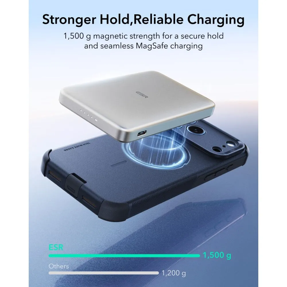 Apple iPhone 17 Pro Max Telefoni kaaned valge ESR CYBER TOUGH MAGSAFE