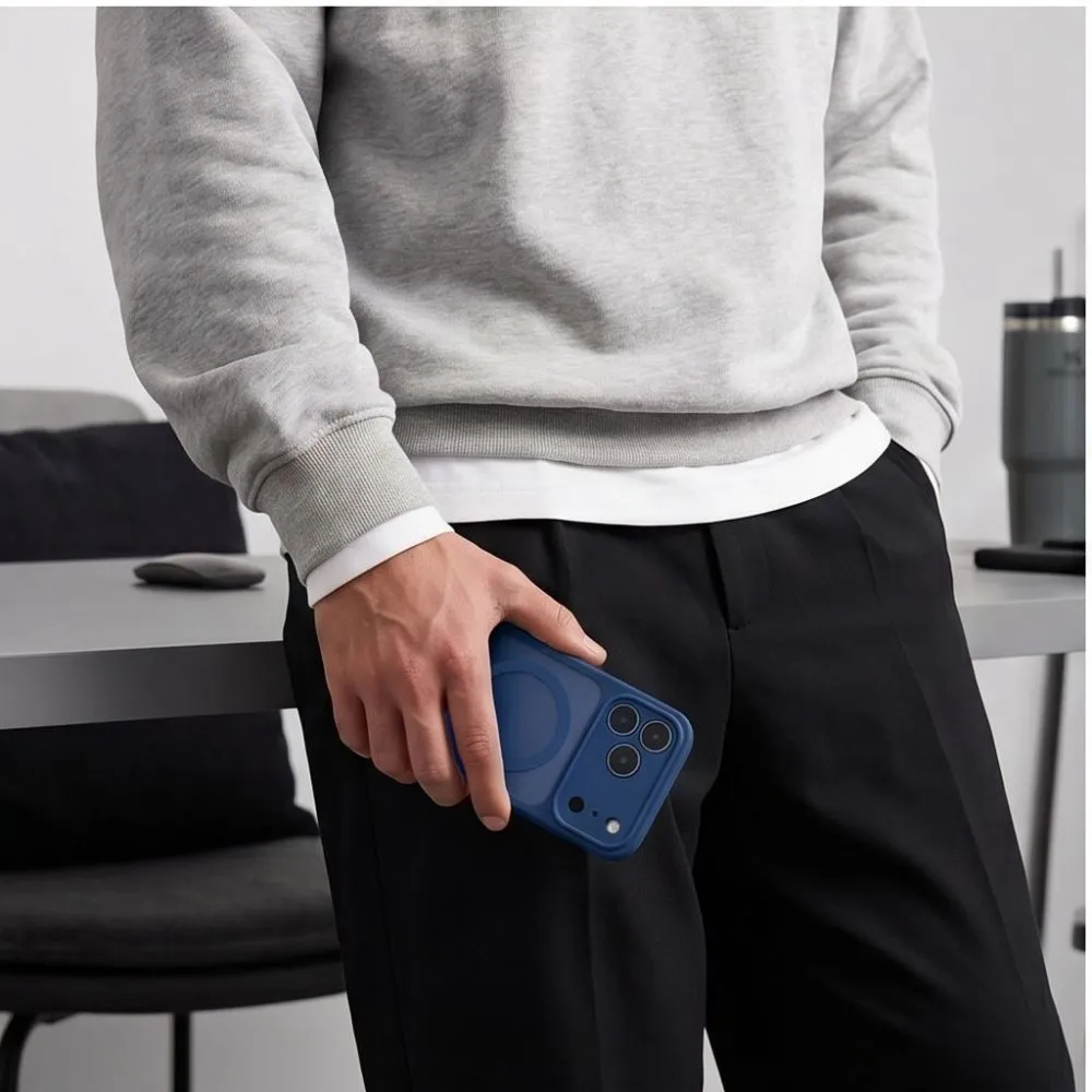 Apple iPhone 17 Pro Max чехол синий TECH-PROTECT BASICMAG MAGSAFE