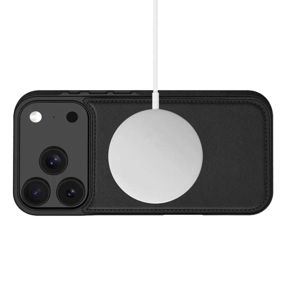 Apple iPhone 17 Pro Max fodral svart TECH-PROTECT WALLET MAGSAFE