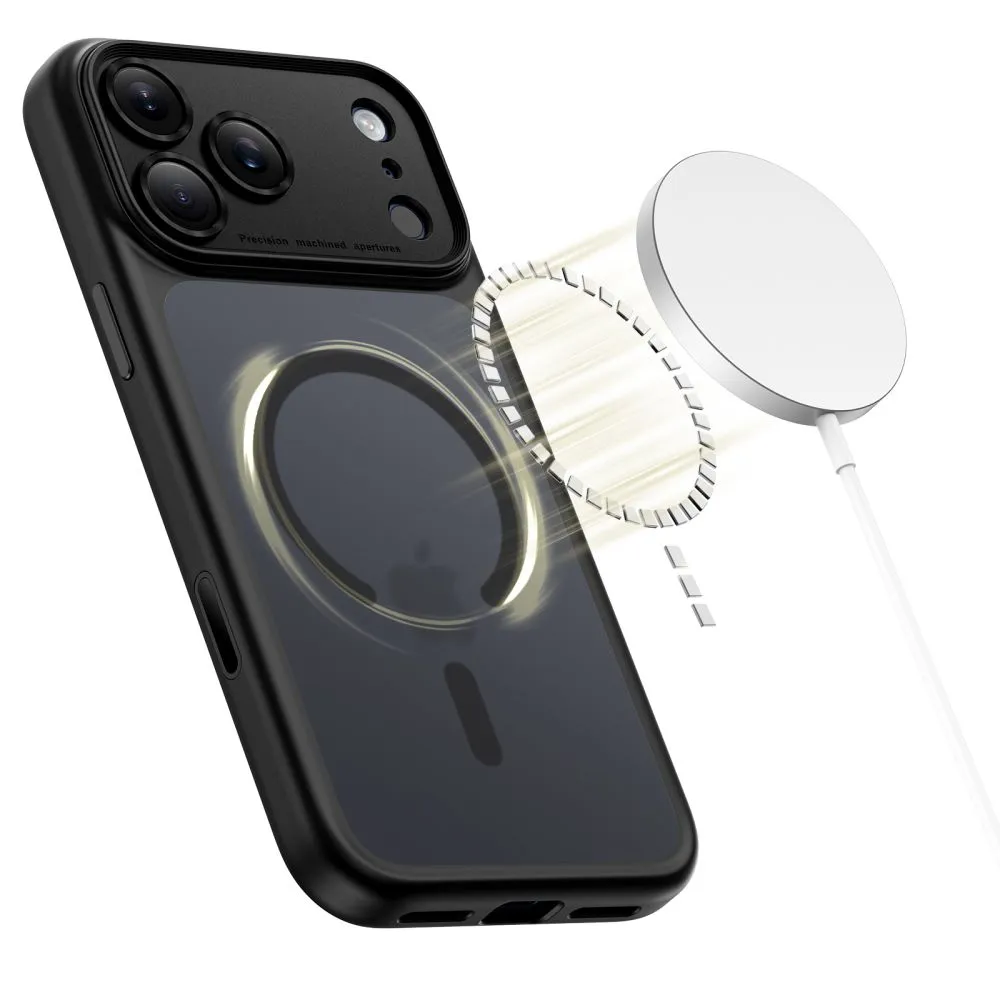 Apple iPhone 17 Pro Max ümbris must TECH-PROTECT MAGPEAK MAGSAFE CC