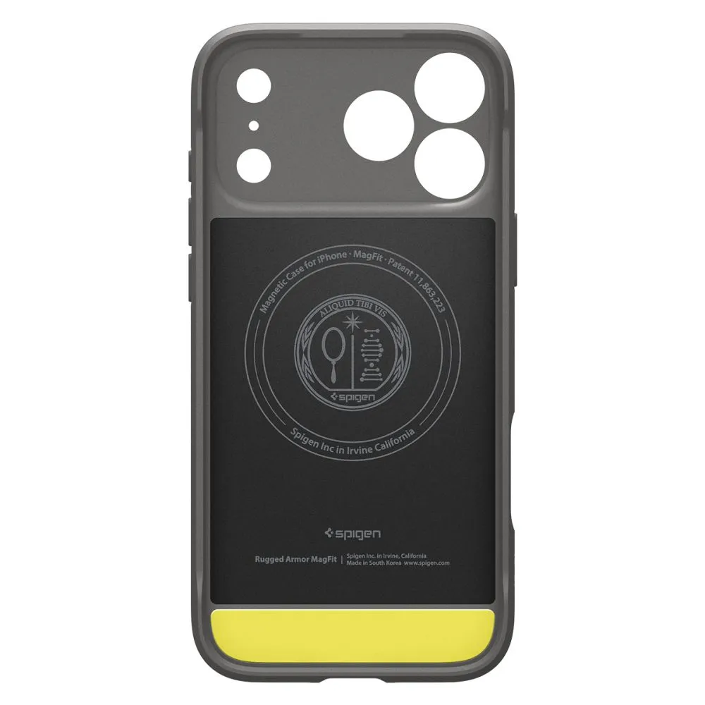Apple iPhone 17 Pro Max vāciņš pelēks SPIGEN RUGGED ARMOR MAG MAGSAFE