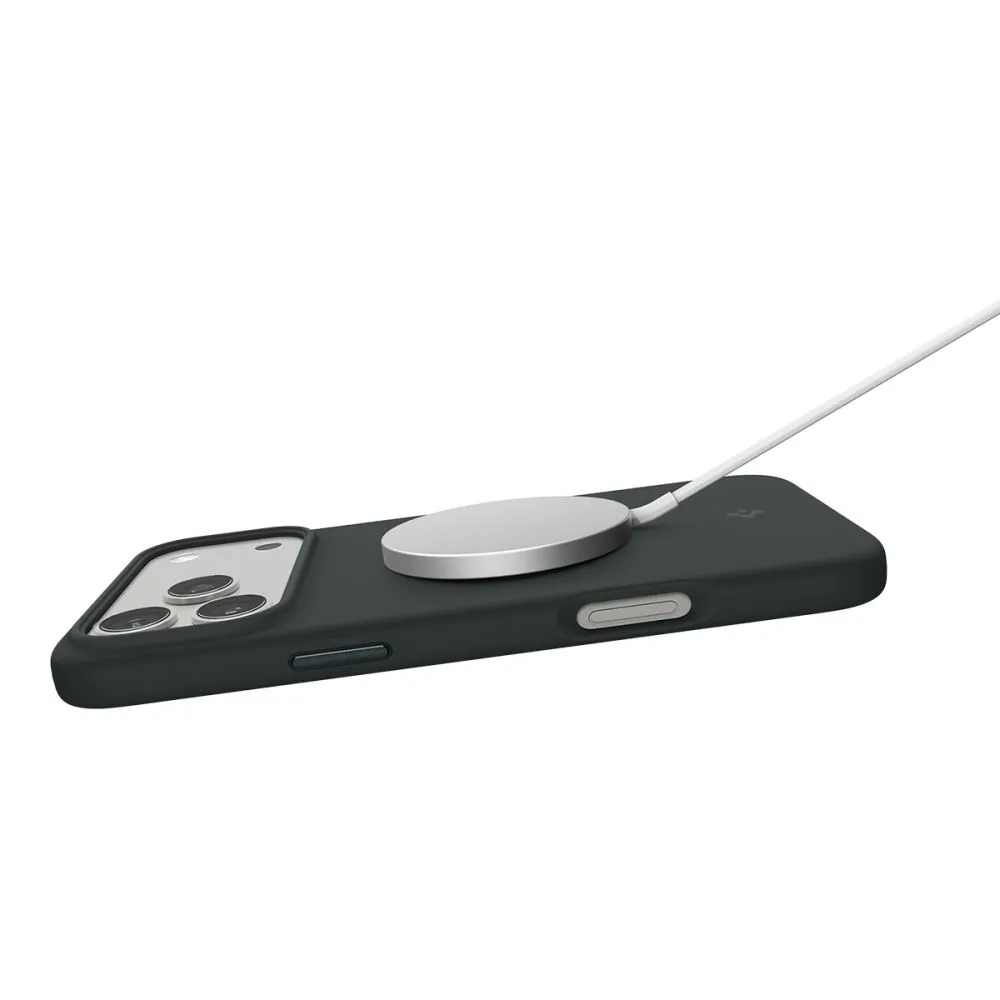 Apple iPhone 17 Pro Max ümbris roheline SPIGEN SILICONE FIT MAG MAGSAFE