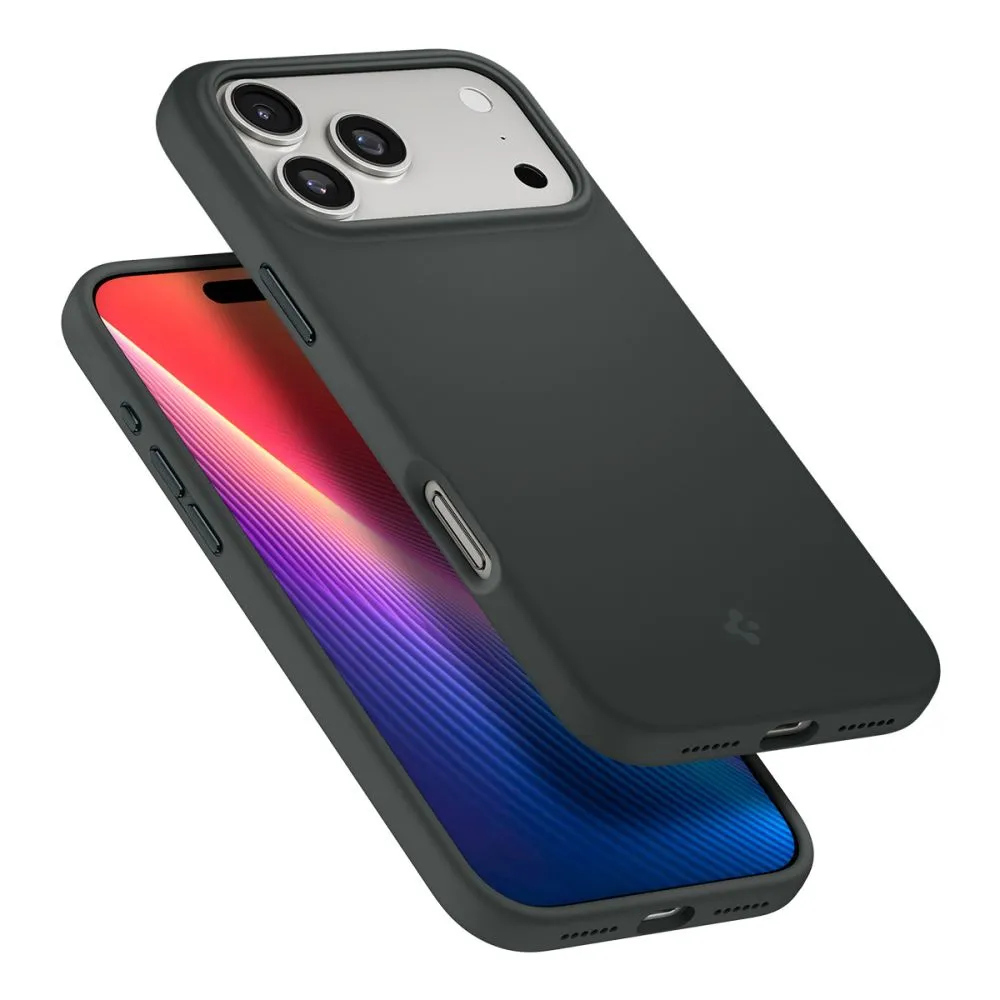 Apple iPhone 17 Pro Max ümbris roheline SPIGEN SILICONE FIT MAG MAGSAFE