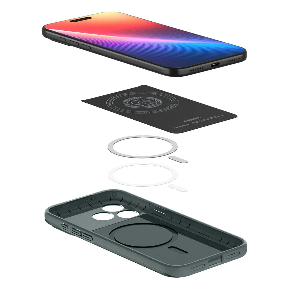 Apple iPhone 17 Pro Max suojakuori vihreä SPIGEN THIN FIT MAG MAGSAFE