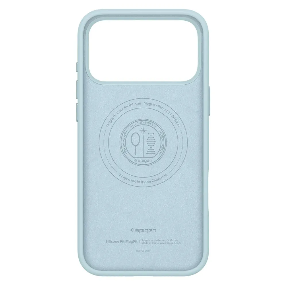 Apple iPhone 17 Pro Max ümbris sinine SPIGEN SILICONE FIT MAG MAGSAFE
