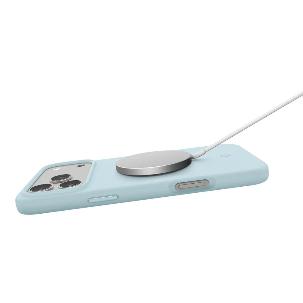 Apple iPhone 17 Pro Max ümbris sinine SPIGEN SILICONE FIT MAG MAGSAFE