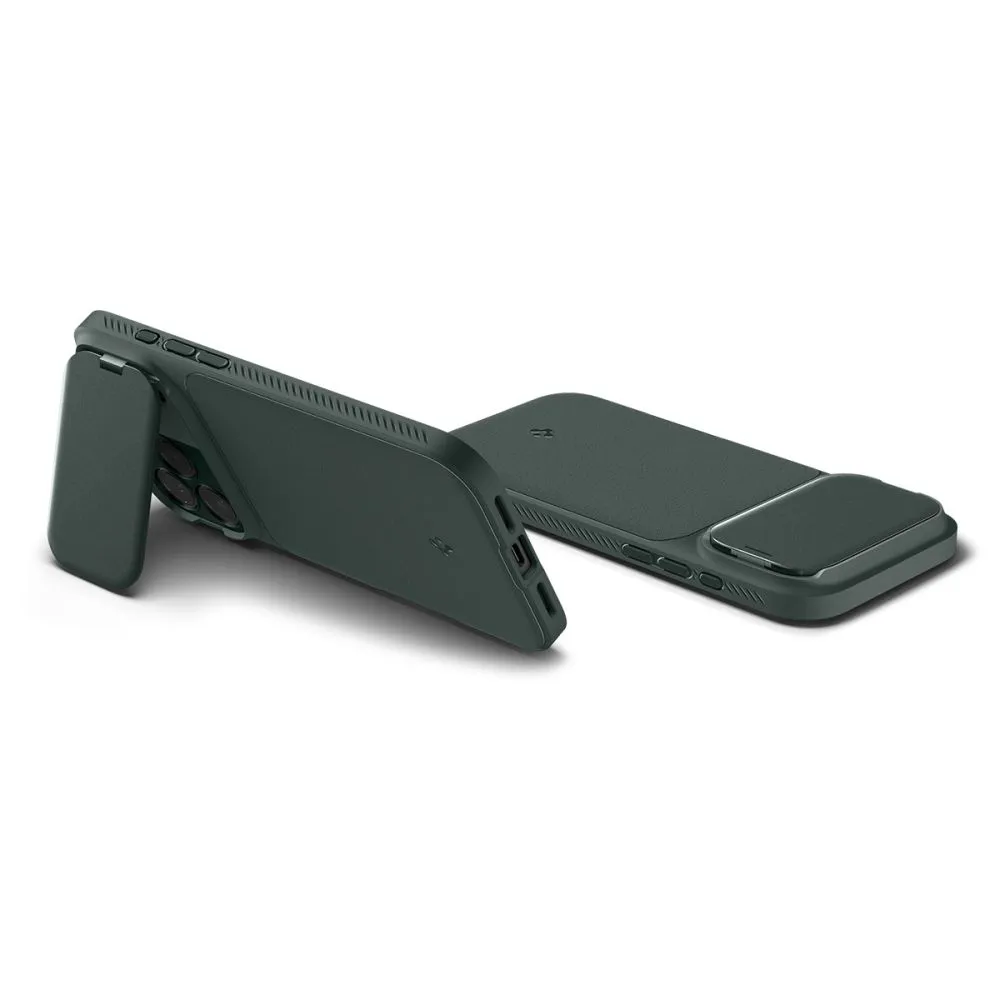 Apple iPhone 17 Pro Max suojakuori vihreä SPIGEN OPTIK ARMOR MAG MAGSAFE
