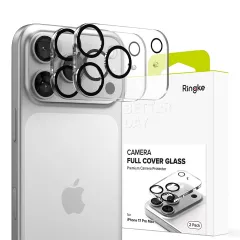 iPhone iPhone 17 Pro Max apsauginis stiklas RINGKE CAMERA FULL COVER 2-PACK Apple iPhone 17 Pro Max