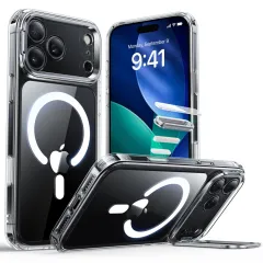 Apple iPhone 17 Pro Max ümbris läbipaistev ESR CLASSIC HYBRID KICKSTAND MAGSAFE