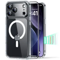 Apple iPhone 17 Pro Max ümbris läbipaistev ESR CLASSIC HYBRID MAGSAFE & TEMPERED GLASS