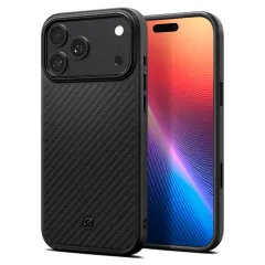 Apple iPhone 17 Pro Max ümbris must SPIGEN ENZO ARAMID ”T” MAG MAGSAFE