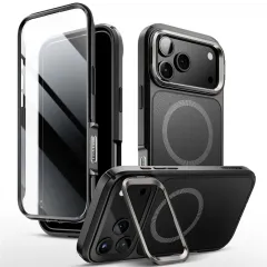 Apple iPhone 17 Pro Max ümbris must SUPCASE IBLSN ARES FLIP MAG MAGSAFE