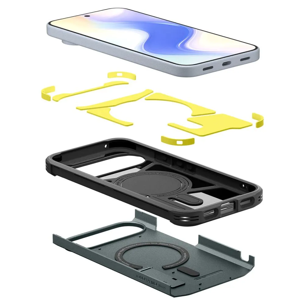 Google Pixel 10 ümbris roheline SPIGEN TOUGH ARMOR MAG MAGSAFE