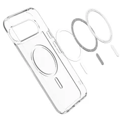 Google Pixel 10 vāciņš caurspīdīgs SPIGEN ULTRA HYBRID MAG MAGSAFE