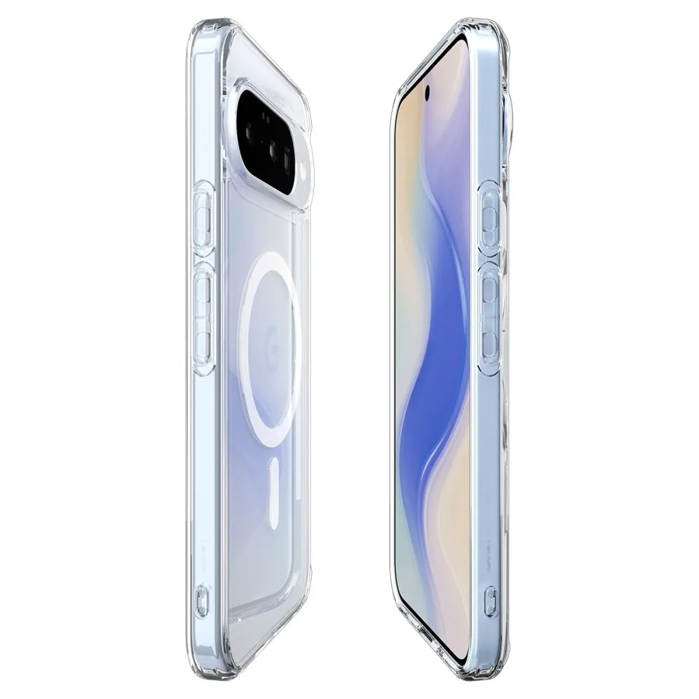 Google Pixel 10 Pro suojakuori läpinäkyvä SPIGEN ULTRA HYBRID MAG MAGSAFE