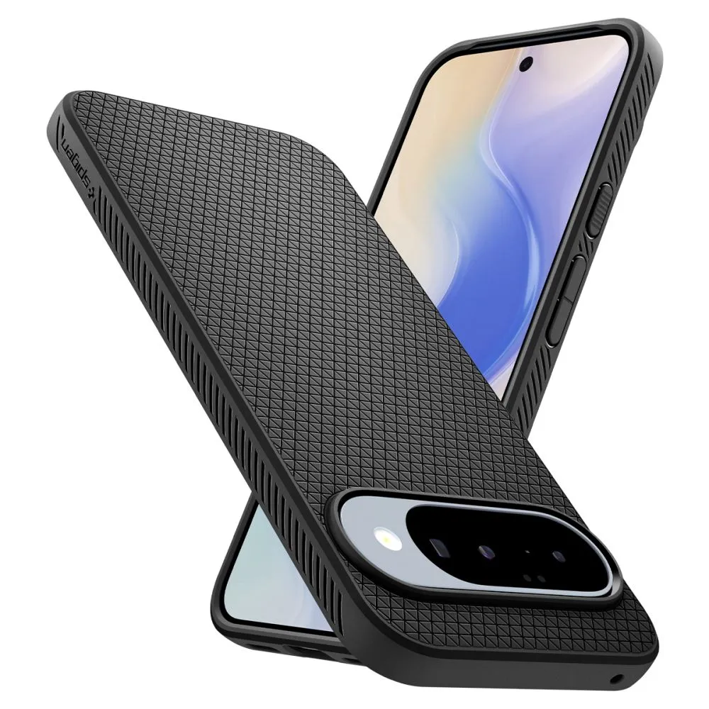 Google Pixel 10 Pro ümbris must SPIGEN LIQUID AIR