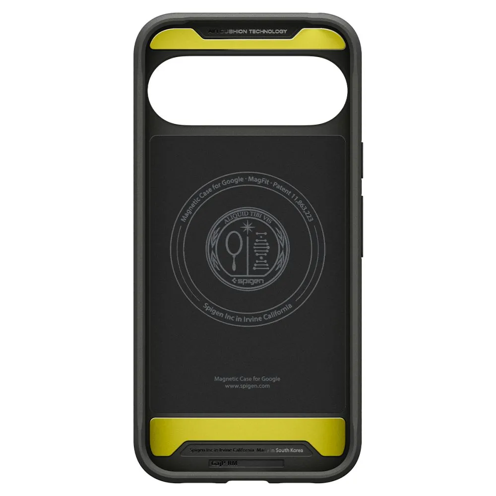 Google Pixel 10 Pro ümbris must SPIGEN RUGGED ARMOR MAG MAGSAFE