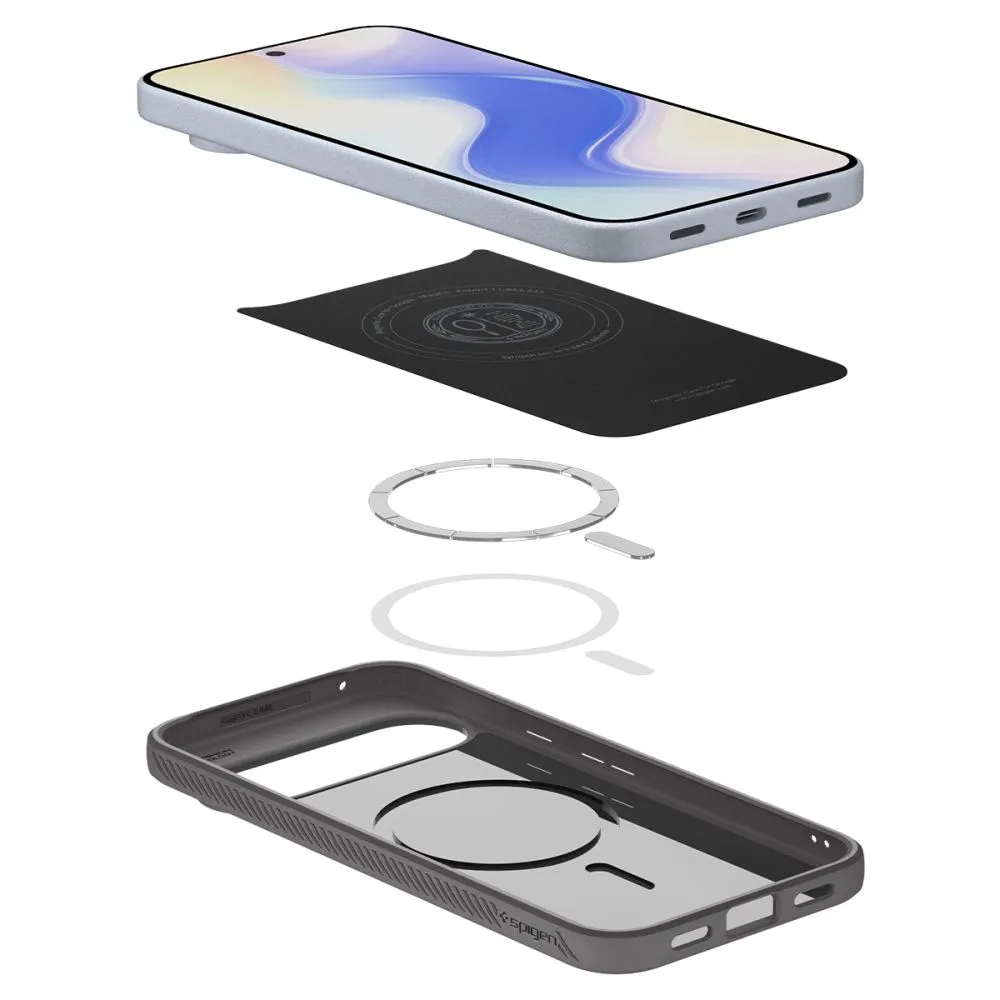 Google Pixel 10 Pro dėklas pilkas SPIGEN LIQUID AIR MAG MAGSAFE