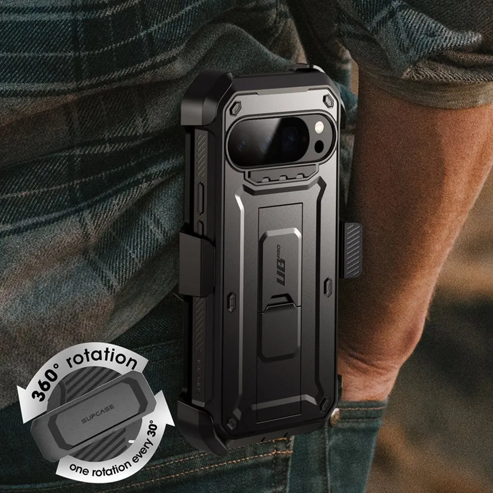 Google Pixel 10 Pro XL vāciņš melns SUPCASE UNICORN BEETLE PRO