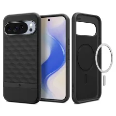 Google Pixel 10 Pro XL ümbris must SPIGEN PARALLAX MAG MAGSAFE