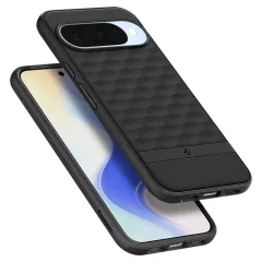 Google Pixel 10 Pro XL ümbris must SPIGEN PARALLAX MAG MAGSAFE