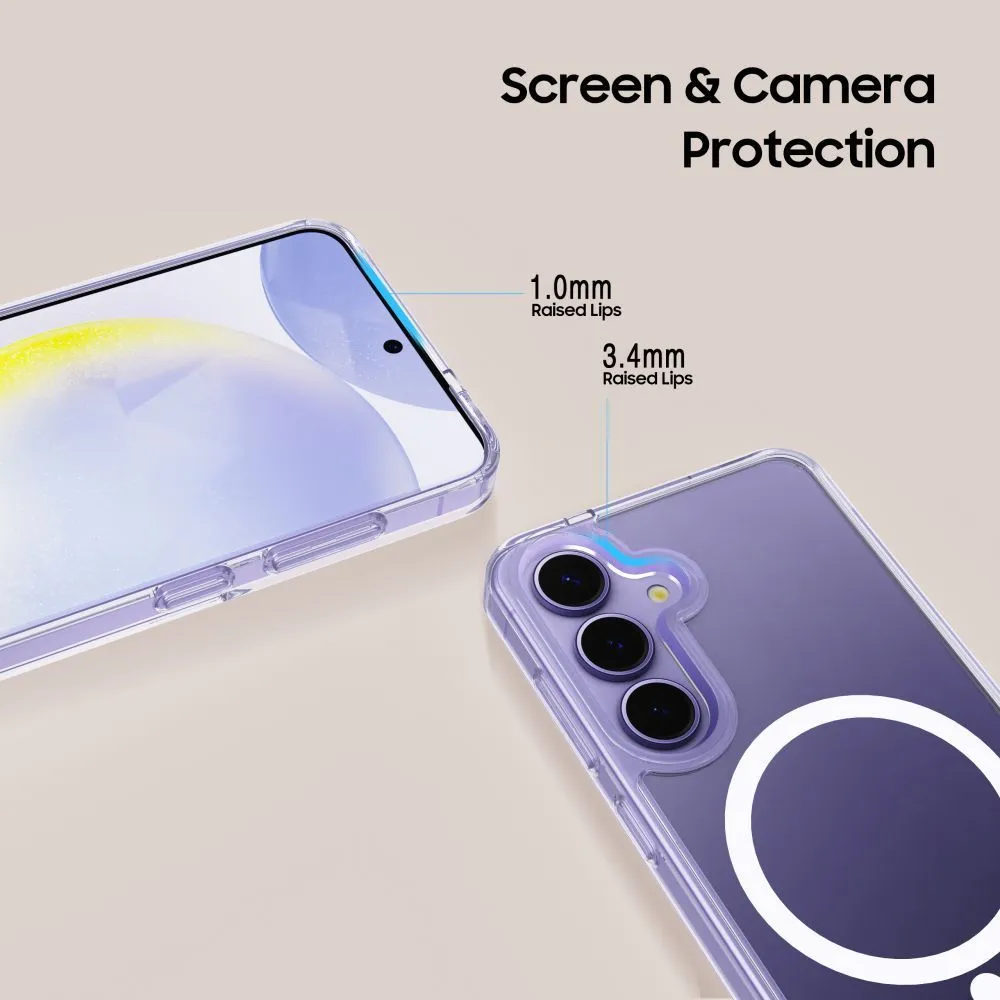 Samsung Galaxy A17 4G/5G ümbris läbipaistev TECH-PROTECT FLEXAIR HYBRID MAGSAFE