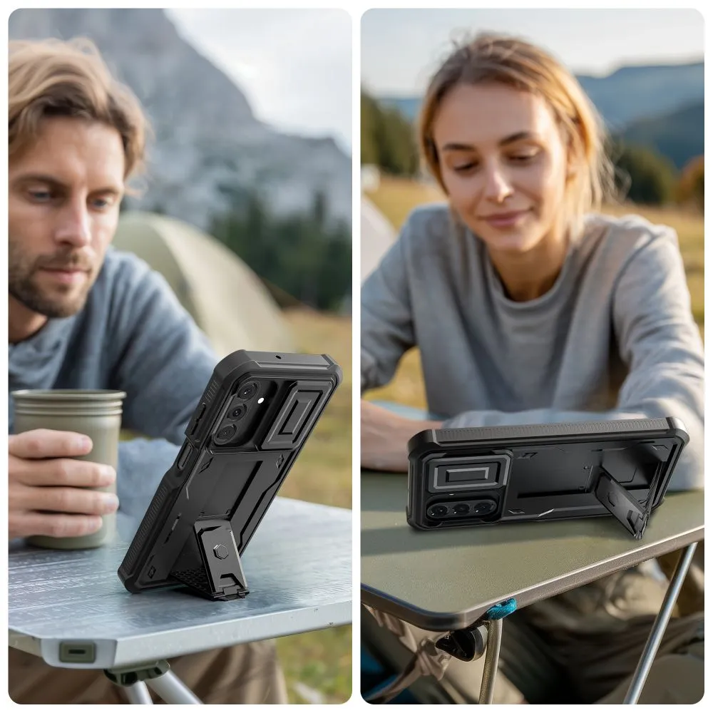 Samsung Galaxy A17 4G/5G case black TECH-PROTECT KEVLAR CAM+ 4G / 5G