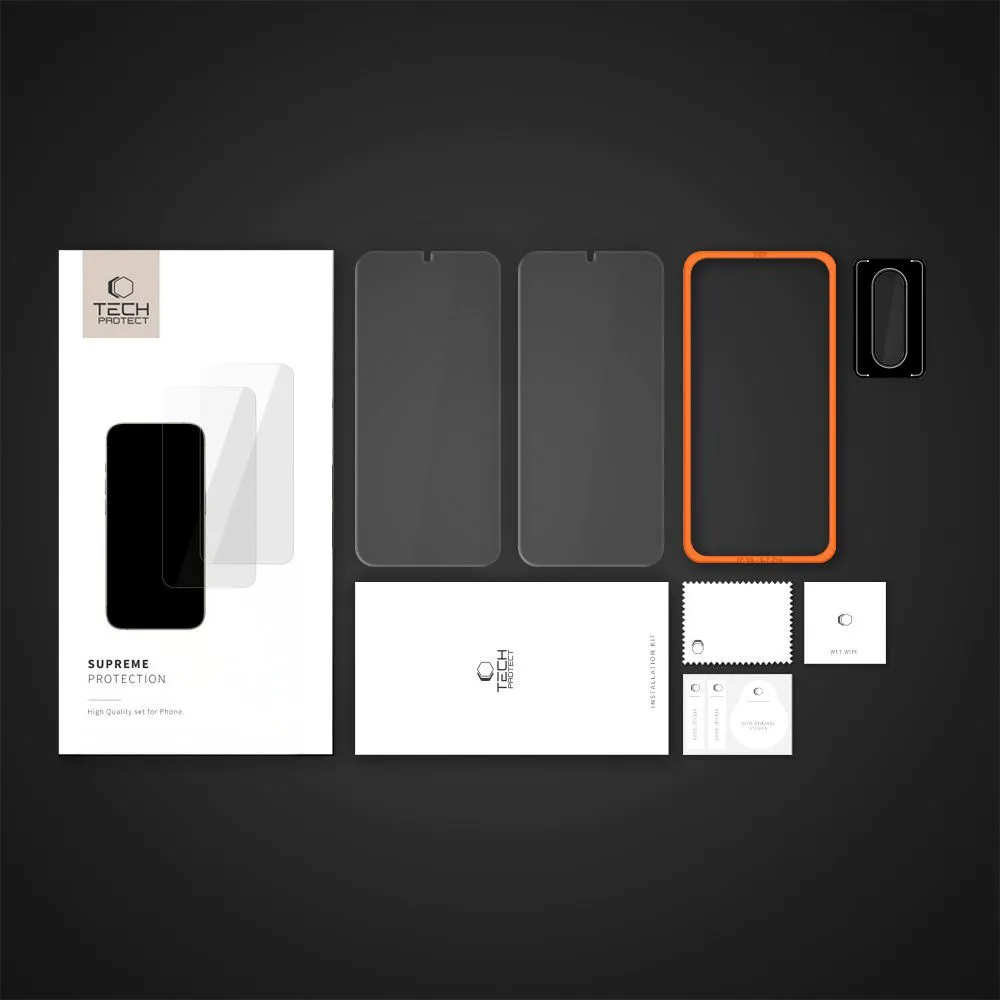 Samsung Galaxy A17 4G/5G защитное стекло TECH-PROTECT SUPREME EASY SET 3-PACK