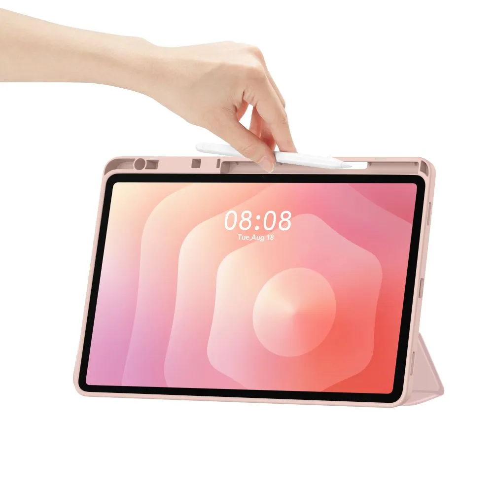 Samsung Galaxy Tab S11 11.0 tablet suojakuori, suojakotelo pinkki TECH-PROTECT SC PEN X730 / X736